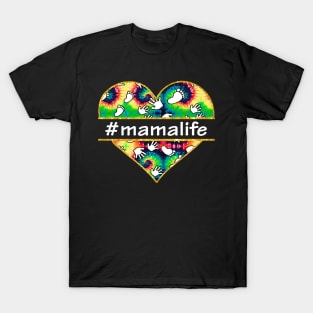 Hippie Heart Mama Life T-Shirt